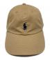 POLO RALPH LAUREN（ポロ・ラルフローレン）の古着「キャップ」｜ベージュ