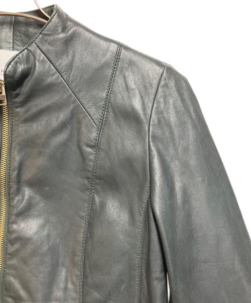MOGA（モガ）MOGA (モガ) レザージャケット グリーン サイズ:SIZE Mの古着・服飾アイテム