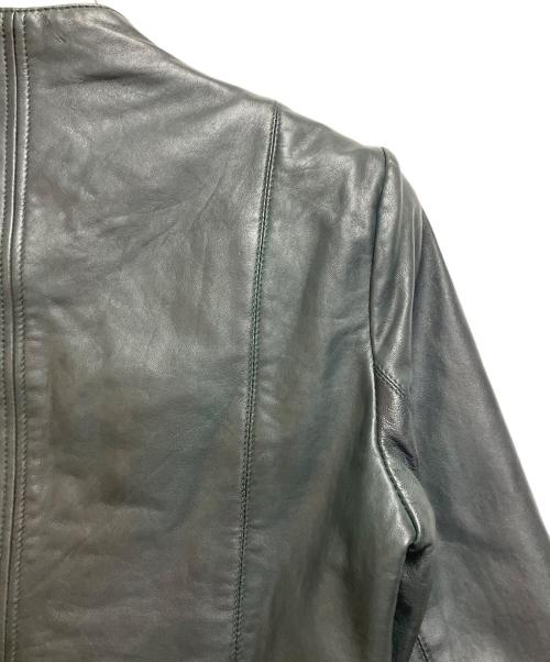 MOGA（モガ）MOGA (モガ) レザージャケット グリーン サイズ:SIZE Mの古着・服飾アイテム