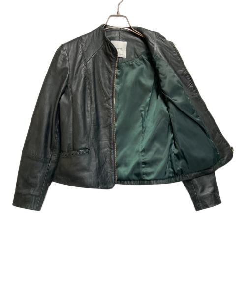 MOGA（モガ）MOGA (モガ) レザージャケット グリーン サイズ:SIZE Mの古着・服飾アイテム