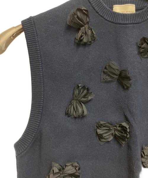 UNITED ARROWS TOKYO（ユナイテッドアローズトウキョウ）UNITED ARROWS TOKYO (ユナイテッドアローズトウキョウ) ニットベスト ネイビー サイズ:不明の古着・服飾アイテム
