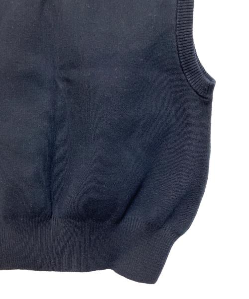 UNITED ARROWS TOKYO（ユナイテッドアローズトウキョウ）UNITED ARROWS TOKYO (ユナイテッドアローズトウキョウ) ニットベスト ネイビー サイズ:不明の古着・服飾アイテム