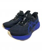 asicsアシックス）の古着「ランニングシューズ」｜ブラック×ブルー
