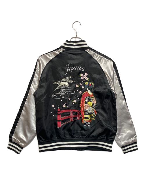 CONTRIBE（コントライブ）CONTRIBE (コントライブ) スカジャン ブラック×ホワイト サイズ:SIZE Mの古着・服飾アイテム