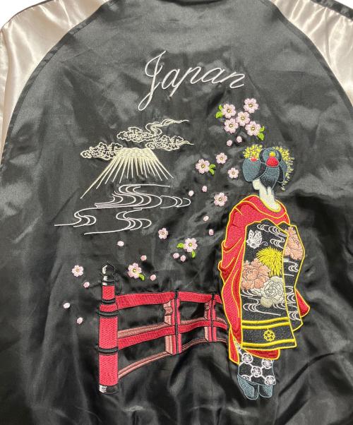 CONTRIBE（コントライブ）CONTRIBE (コントライブ) スカジャン ブラック×ホワイト サイズ:SIZE Mの古着・服飾アイテム