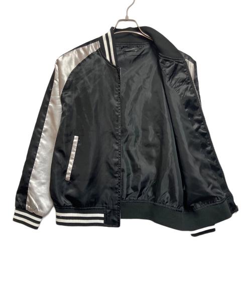 CONTRIBE（コントライブ）CONTRIBE (コントライブ) スカジャン ブラック×ホワイト サイズ:SIZE Mの古着・服飾アイテム