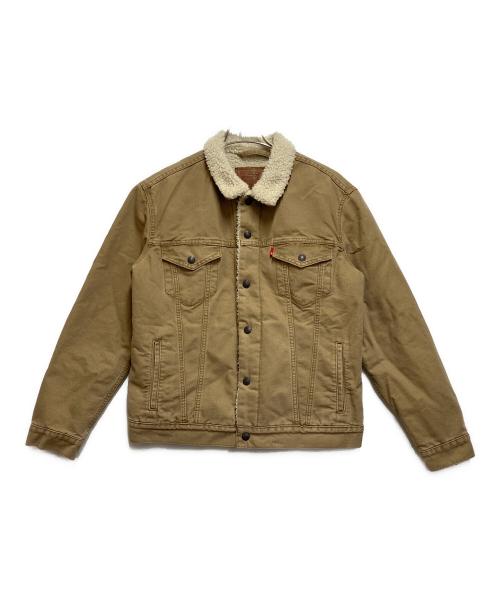 LEVI'S PReMIUM（リーバイス プレミアム）LEVI'S PReMIUM (リーバイス プレミアム) TYPEⅢシェルパトラッカージャケット ベージュ サイズ:SIZE Mの古着・服飾アイテム