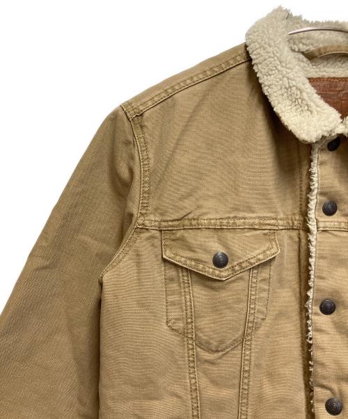 LEVI'S PReMIUM（リーバイス プレミアム）LEVI'S PReMIUM (リーバイス プレミアム) TYPEⅢシェルパトラッカージャケット ベージュ サイズ:SIZE Mの古着・服飾アイテム
