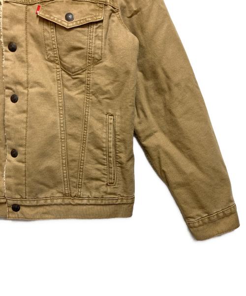LEVI'S PReMIUM（リーバイス プレミアム）LEVI'S PReMIUM (リーバイス プレミアム) TYPEⅢシェルパトラッカージャケット ベージュ サイズ:SIZE Mの古着・服飾アイテム