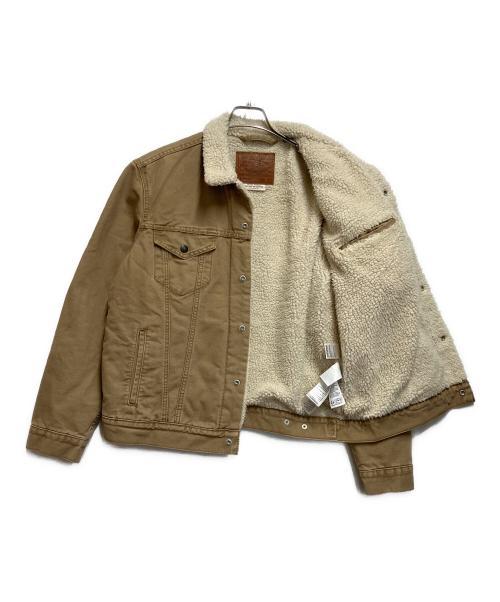 LEVI'S PReMIUM（リーバイス プレミアム）LEVI'S PReMIUM (リーバイス プレミアム) TYPEⅢシェルパトラッカージャケット ベージュ サイズ:SIZE Mの古着・服飾アイテム