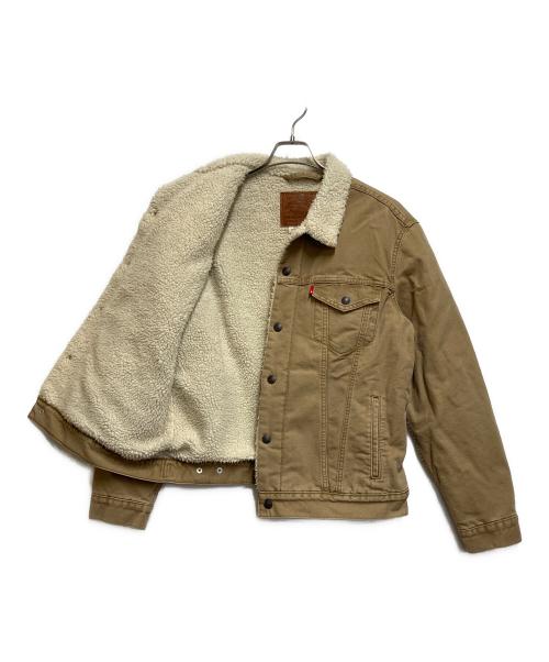 LEVI'S PReMIUM（リーバイス プレミアム）LEVI'S PReMIUM (リーバイス プレミアム) TYPEⅢシェルパトラッカージャケット ベージュ サイズ:SIZE Mの古着・服飾アイテム