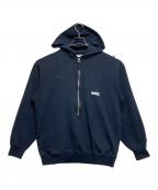 CAHLUMNカウラム）の古着「ハーフジップスウェット」｜ネイビー