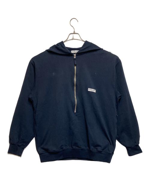 CAHLUMN（カウラム）CAHLUMN (カウラム) ハーフジップスウェット ネイビー サイズ:SIZE Lの古着・服飾アイテム