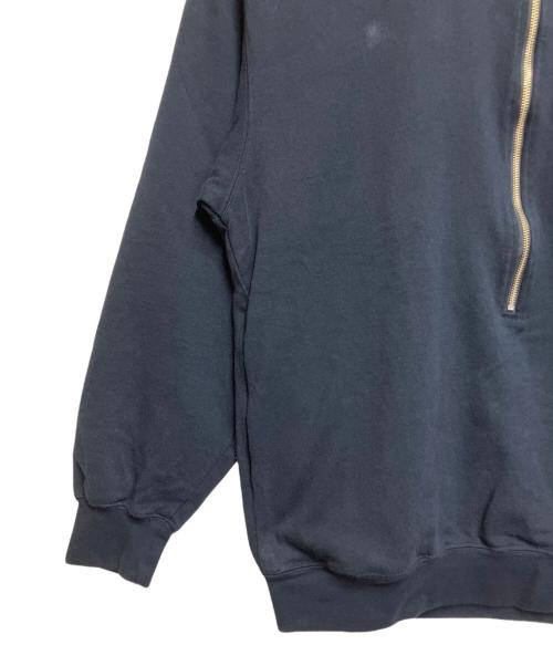 CAHLUMN（カウラム）CAHLUMN (カウラム) ハーフジップスウェット ネイビー サイズ:SIZE Lの古着・服飾アイテム