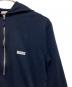 中古・古着 CAHLUMN (カウラム) ハーフジップスウェット ネイビー サイズ:SIZE L：5000円