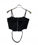 Ameriアメリ）の古着「LAYERED SPANGLE SHORT BUSTIER」｜ブラック