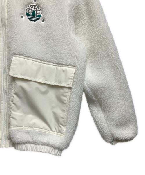 adidas Originals（アディダスオリジナル）adidas Originals (アディダスオリジナル) シェルパジャケット ホワイト サイズ:SIZE Mの古着・服飾アイテム