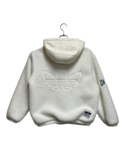 adidas Originals（アディダスオリジナル）adidas Originals (アディダスオリジナル) シェルパジャケット ホワイト サイズ:SIZE Mの古着・服飾アイテム