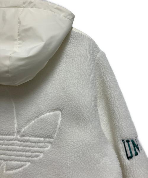 adidas Originals（アディダスオリジナル）adidas Originals (アディダスオリジナル) シェルパジャケット ホワイト サイズ:SIZE Mの古着・服飾アイテム