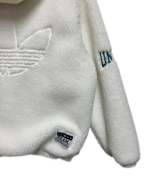 adidas Originals（アディダスオリジナル）adidas Originals (アディダスオリジナル) シェルパジャケット ホワイト サイズ:SIZE Mの古着・服飾アイテム