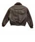 ZARA (ザラ) フェイクレザージャケット ブラウン サイズ:SIZE 44：5000円