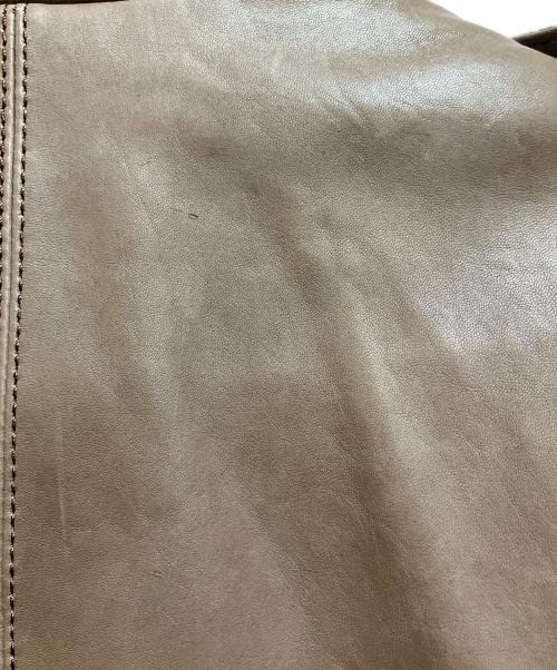 BROOKS BROTHERS（ブルックスブラザーズ）BROOKS BROTHERS (ブルックスブラザーズ) ジップレザージャケット ブラウン サイズ:Mの古着・服飾アイテム