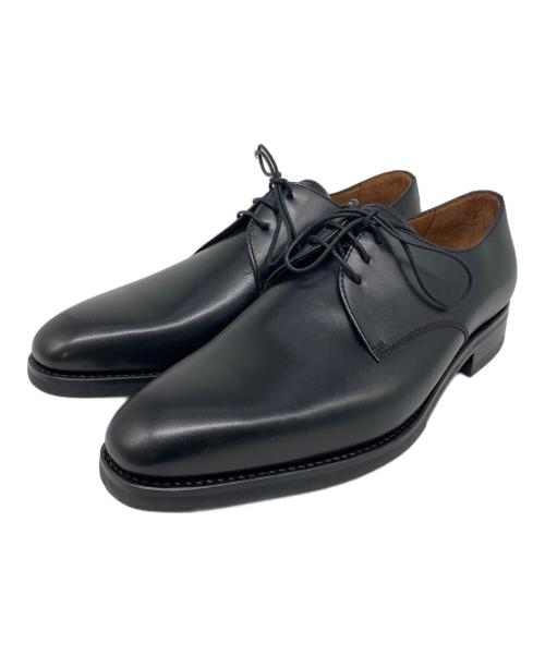 YANKO（ヤンコ）YANKO (ヤンコ) プレーントゥシューズ ブラック サイズ:SIZE 25cmの古着・服飾アイテム
