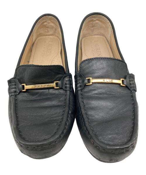 LAUREN RALPH LAUREN（ローレン ラルフ ローレン）LAUREN RALPH LAUREN (ローレン ラルフ ローレン) メッシュメリージェーンフラットシューズ ブラック サイズ:SIZE 24cmの古着・服飾アイテム