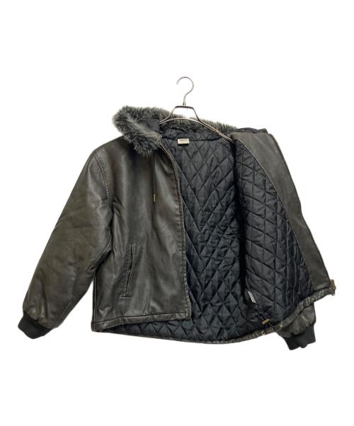 WISH FOREVER（ウィッシュフォーエバー）WISH FOREVER (ウィッシュフォーエバー) レザージャケット ブラック サイズ:SIZE Lの古着・服飾アイテム
