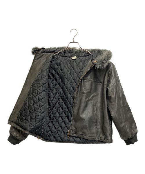 WISH FOREVER（ウィッシュフォーエバー）WISH FOREVER (ウィッシュフォーエバー) レザージャケット ブラック サイズ:SIZE Lの古着・服飾アイテム