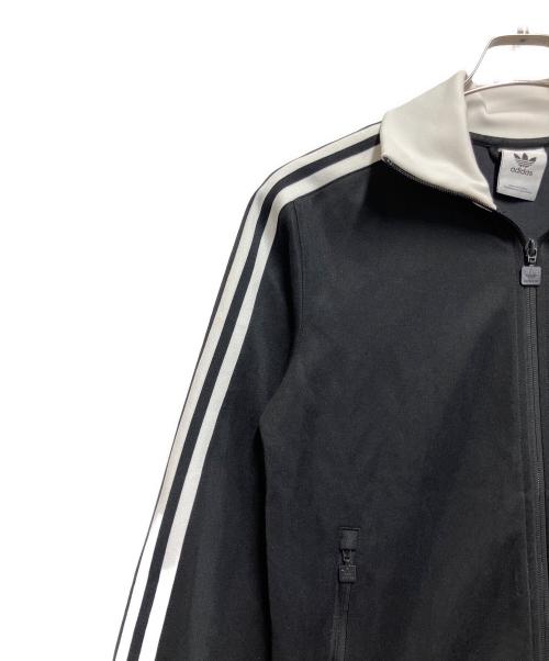 adidas（アディダス）adidas (アディダス) ジップジャケット ブラック×ホワイト サイズ:SIZE Lの古着・服飾アイテム