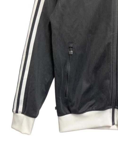 adidas（アディダス）adidas (アディダス) ジップジャケット ブラック×ホワイト サイズ:SIZE Lの古着・服飾アイテム
