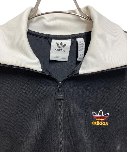 adidas（アディダス）adidas (アディダス) ジップジャケット ブラック×ホワイト サイズ:SIZE Lの古着・服飾アイテム