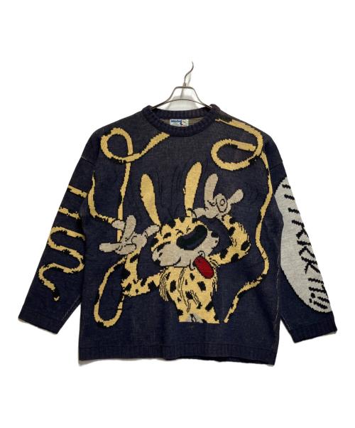STUDIO AVENTURES（スタジオ アベンチャーズ）STUDIO AVENTURES (スタジオ アベンチャーズ) 厚手ニット ネイビー サイズ:XLの古着・服飾アイテム