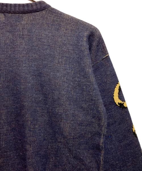 STUDIO AVENTURES（スタジオ アベンチャーズ）STUDIO AVENTURES (スタジオ アベンチャーズ) 厚手ニット ネイビー サイズ:XLの古着・服飾アイテム