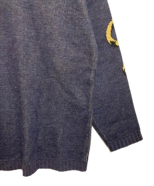 STUDIO AVENTURES（スタジオ アベンチャーズ）STUDIO AVENTURES (スタジオ アベンチャーズ) 厚手ニット ネイビー サイズ:XLの古着・服飾アイテム