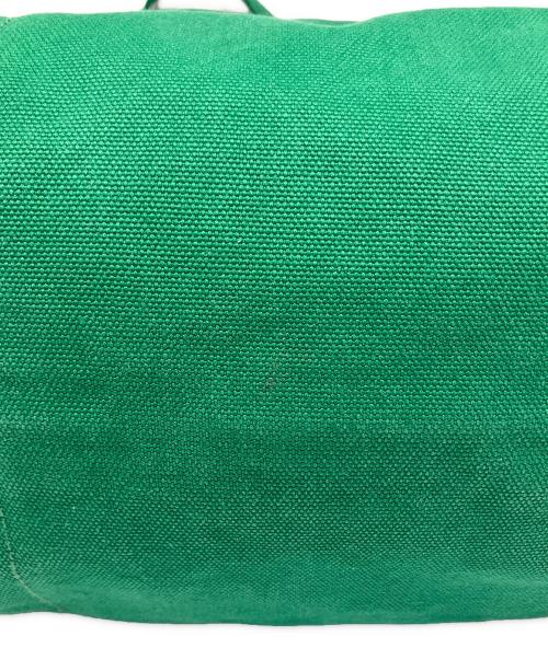 POLO RALPH LAUREN（ポロ・ラルフローレン）POLO RALPH LAUREN (ポロ・ラルフローレン) キャンバストートバッグ グリーン×イエローの古着・服飾アイテム