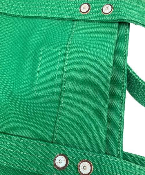 POLO RALPH LAUREN（ポロ・ラルフローレン）POLO RALPH LAUREN (ポロ・ラルフローレン) キャンバストートバッグ グリーン×イエローの古着・服飾アイテム