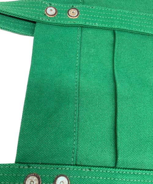POLO RALPH LAUREN（ポロ・ラルフローレン）POLO RALPH LAUREN (ポロ・ラルフローレン) キャンバストートバッグ グリーン×イエローの古着・服飾アイテム