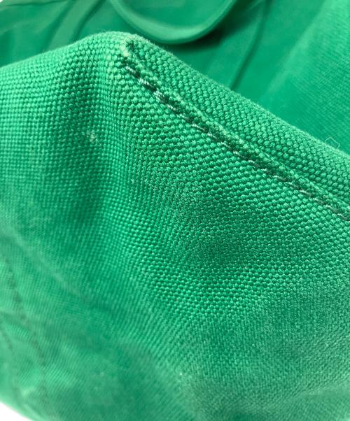 POLO RALPH LAUREN（ポロ・ラルフローレン）POLO RALPH LAUREN (ポロ・ラルフローレン) キャンバストートバッグ グリーン×イエローの古着・服飾アイテム
