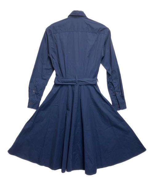POLO RALPH LAUREN（ポロ・ラルフローレン）POLO RALPH LAUREN (ポロ・ラルフローレン) 長袖ワンピース ネイビー サイズ:SIZE 0の古着・服飾アイテム