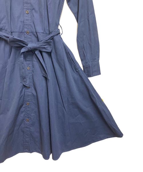 POLO RALPH LAUREN（ポロ・ラルフローレン）POLO RALPH LAUREN (ポロ・ラルフローレン) 長袖ワンピース ネイビー サイズ:SIZE 0の古着・服飾アイテム