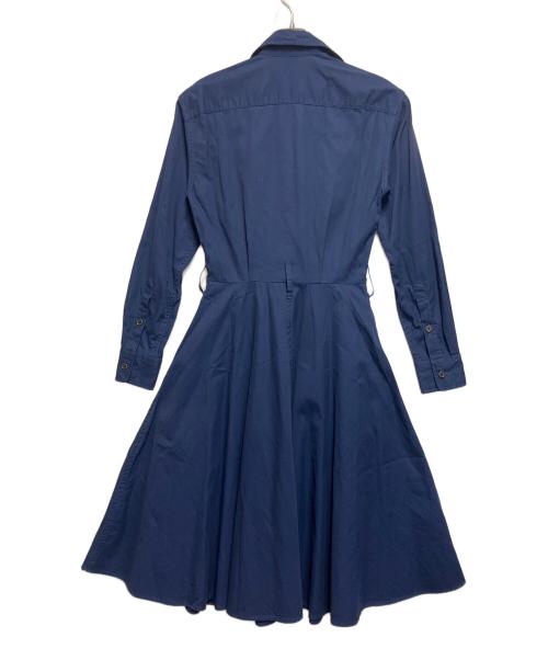 POLO RALPH LAUREN（ポロ・ラルフローレン）POLO RALPH LAUREN (ポロ・ラルフローレン) 長袖ワンピース ネイビー サイズ:SIZE 0の古着・服飾アイテム