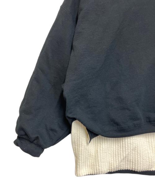 m.u（エム.ユー）m.u (エム.ユー) GILDAN (ギルダン) スウェット ホワイト×ブラック サイズ:ＳＩＺＥ　2XLの古着・服飾アイテム