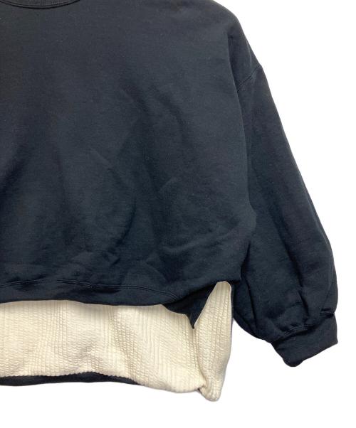 m.u（エム.ユー）m.u (エム.ユー) GILDAN (ギルダン) スウェット ホワイト×ブラック サイズ:ＳＩＺＥ　2XLの古着・服飾アイテム
