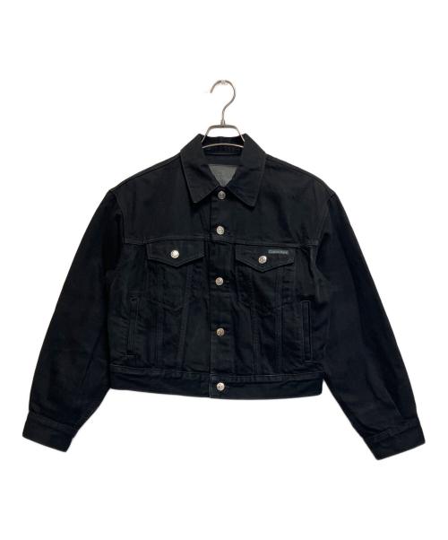 Calvin Klein Jeans（カルバンクラインジーンズ）Calvin Klein Jeans (カルバンクラインジーンズ) クラシックトラッカージャケット ブラック サイズ:SIZE Mの古着・服飾アイテム