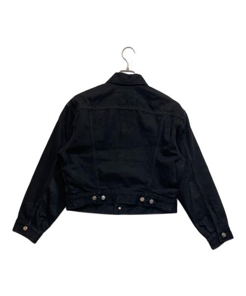 Calvin Klein Jeans（カルバンクラインジーンズ）Calvin Klein Jeans (カルバンクラインジーンズ) クラシックトラッカージャケット ブラック サイズ:SIZE Mの古着・服飾アイテム