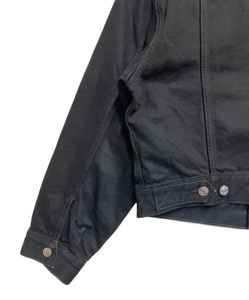 Calvin Klein Jeans（カルバンクラインジーンズ）Calvin Klein Jeans (カルバンクラインジーンズ) クラシックトラッカージャケット ブラック サイズ:SIZE Mの古着・服飾アイテム