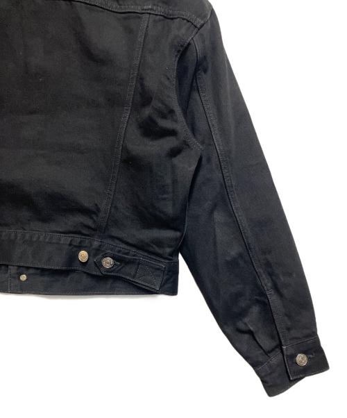 Calvin Klein Jeans（カルバンクラインジーンズ）Calvin Klein Jeans (カルバンクラインジーンズ) クラシックトラッカージャケット ブラック サイズ:SIZE Mの古着・服飾アイテム