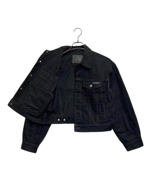 Calvin Klein Jeans（カルバンクラインジーンズ）Calvin Klein Jeans (カルバンクラインジーンズ) クラシックトラッカージャケット ブラック サイズ:SIZE Mの古着・服飾アイテム